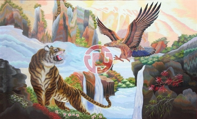 Tranh Phong Thủy - Anh Hùng Tương Ngộ 