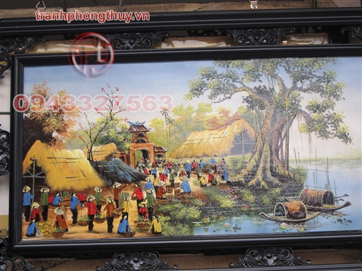 Tranh Chợ quê