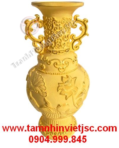 Bình Hoa Mỗi Năm Phát Tài  Mã số 2515 Kích thước 130x60mm