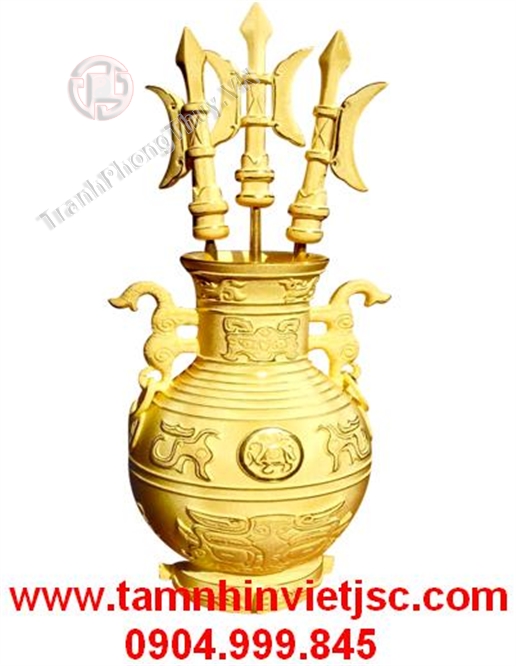 Bình Hoa Thăng Tiến  Mã số 2516 Kích thước 190x60mm