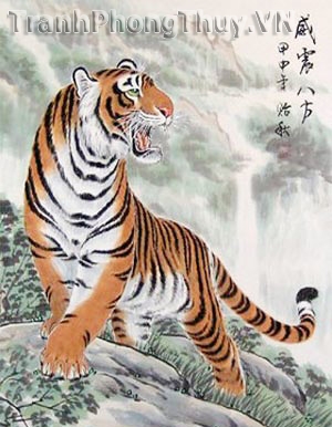 Tranh phong thủy Hổ 