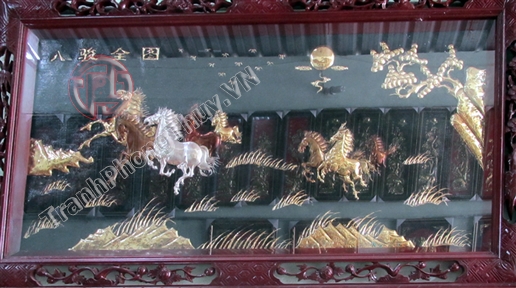 Tranh phong thủy Bát Mã 