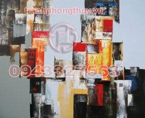 Tranh phòng ngủ (tranh trừu tượng) 17