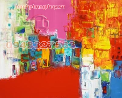 Tranh phòng ngủ (tranh trừu tượng) 15 