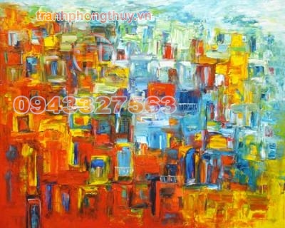 Tranh phòng ngủ (tranh trừu tượng) 16