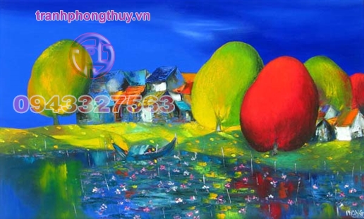 Tranh treo khách sạn; nhà hàng 09